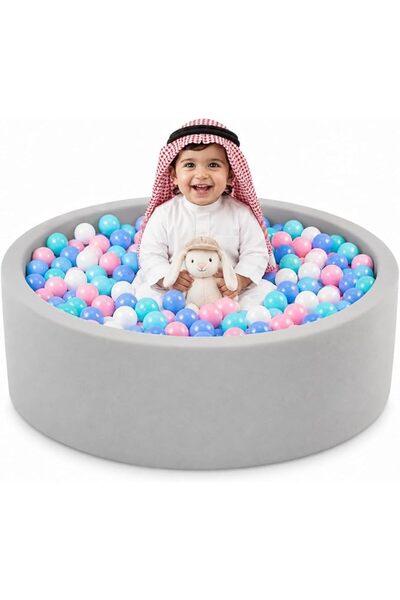 DMG TECH DMG Foam Ball Pit, 35.4" x 11.8" Foam Ball Pit for Toddlers, Baby Ro...