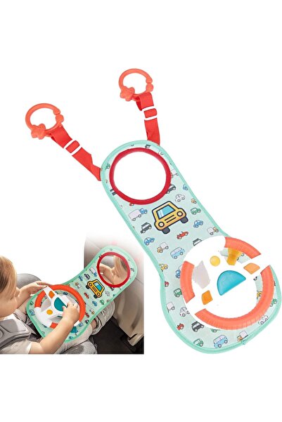 Generic Baby Car Seat Toys for Infants, Baby Car Seat Toys with Mirror, Steer...