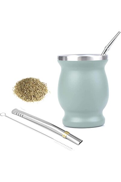 Generic Yerba Mate Tea Cup Set, 230ml Yerba Mate Gourd Cup with 1 Mate Tea St...