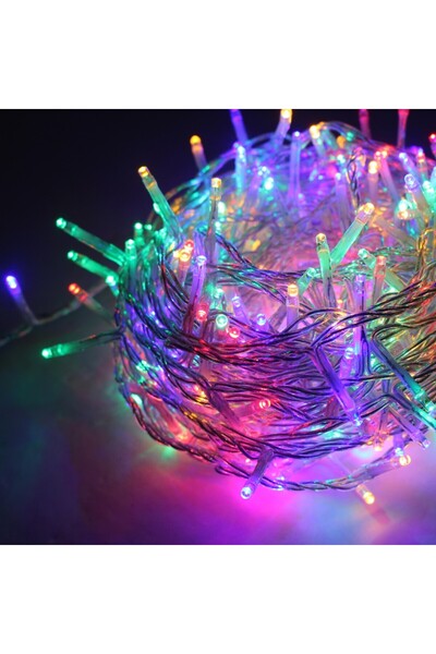 Aca Light 180 ΦΩΤΑ LED ΣΕΙΡΑΣ ΑΠΟ ΚΑΛΩΔΙΟ ΛΑΣΤΙΧΕΝΤΟΥΡΟΥ, ΠΟΛΥΧΡΩΜΑ, ΚΑΘΕ 50 ...