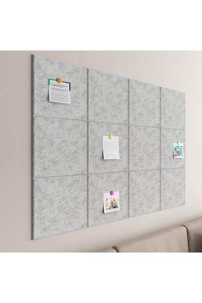 Generic Large Cork Boards for Walls – 90x120cm Self Adhesive Felt Wall Tiles,...