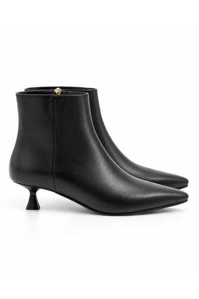TREND KARAMAN K-75 SİVRİ BURUN İNCE ÖKÇE 4 CM TOPUKLU KADIN BOT