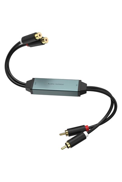 Generic Hum Eliminator, RCA Ground Loop Noise Isolator, Dual Channel Audio Fi...