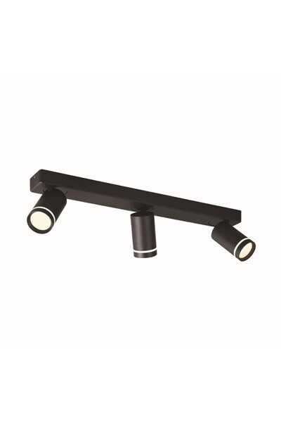 Aca Light Φωτιστικό τοίχου 3XGU10 DIVINO Μαύρο Αλουμίνιο IP20 54X7X13.5CM / R...