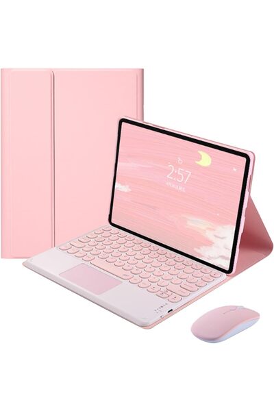 Generic حافظة لوحة مفاتيح تعمل باللمس لجهاز Redmi Pad SE مقاس 11.0 بوصة، مع ف...