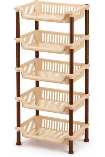 mastergold Plastic Kitchen Vegetable Storage Rack | Multi-Use Potato Onion Ga...
