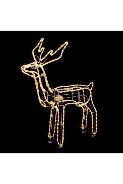 Aca Light REINDEER ΚΑΘΕΤΟΣ ΜΟΝΟΚΑΝΑΛΟΣ ΣΩΛΗΝΑΣ ΦΩΤΙΣΜΟΥ 264 LED 11μ ΘΕΡΜΟ ΛΕΥ...