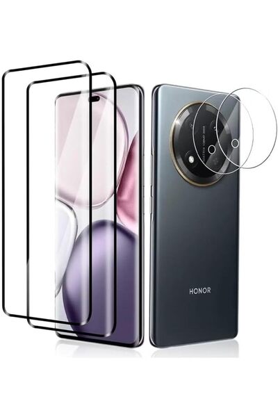 Generic [2+2] واقي شاشة متوافق مع هونر X9c 5G، فيلم زجاجي مقوى مع حماية لعدسة...