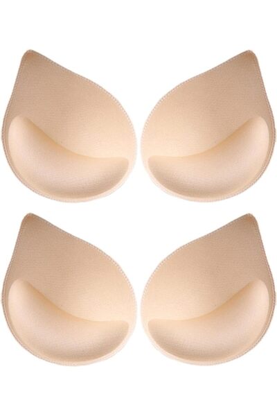 Generic 2 Pairs 3D Lift Up Sponge Bra Pads Inserts, Thickened Water Droplets ...