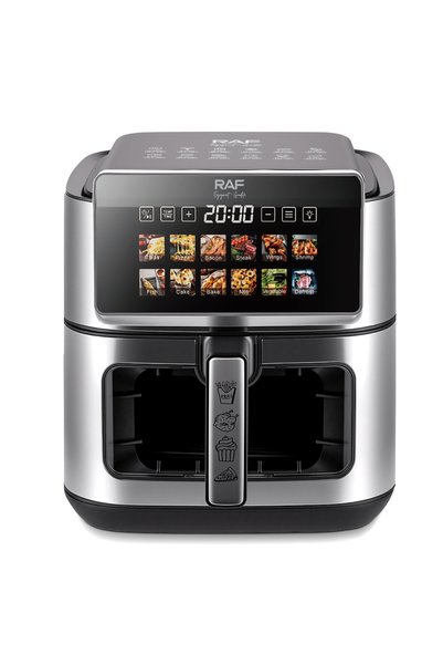 OEM Φριτέζα αέρος 8L 1800W με διπλή αντίσταση, Touchscreen και παράθυρο RAF R...