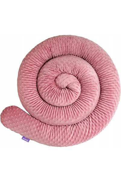 Jukki Protecție pentru pătuț 300 cm GRI DESCHIS MINKY