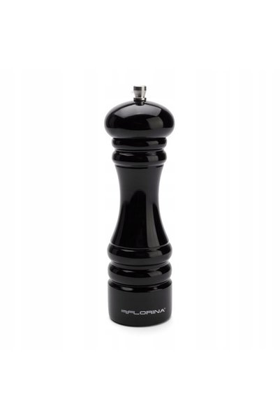 FLORINA Polizor manual negru, din lemn