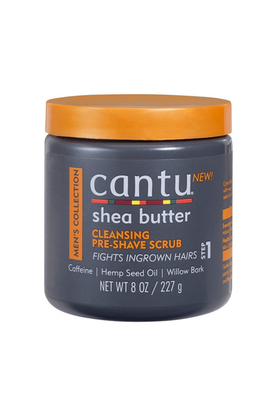 Cantu مقشر ما قبل الحلاقة للرجال بزبدة الشيا - 227 جم
