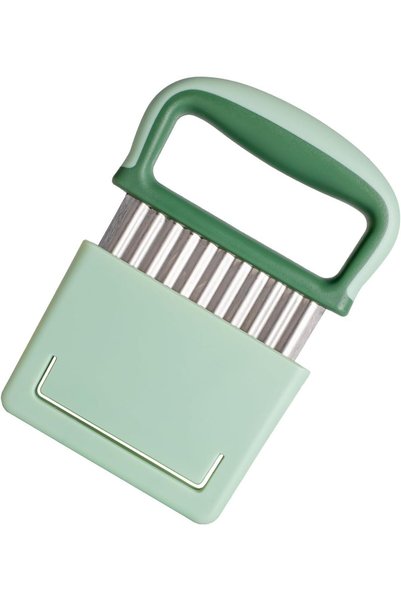 Generic Stainless Steel Wave Cutter with Case and Handle, Potato Chopper, Car...