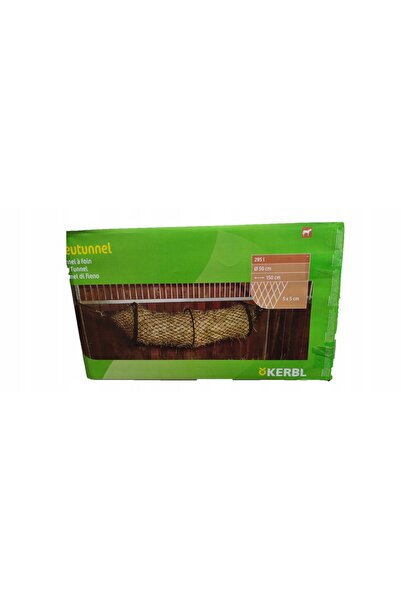 KERBL Plasă tip plasă de pescuit pentru tunel de fân, neagră, 150x50cm