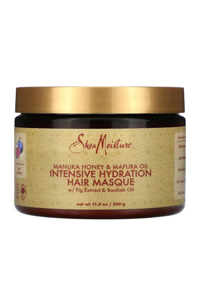 Shea Moisture ماسك الترطيب المكثف بعسل مانوكا وزيت المافورا - 326 جم