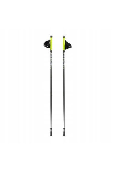 KADVA Kije nordic walking Raylan gri 130 cm Ușor din fibră de carbon și sticlă