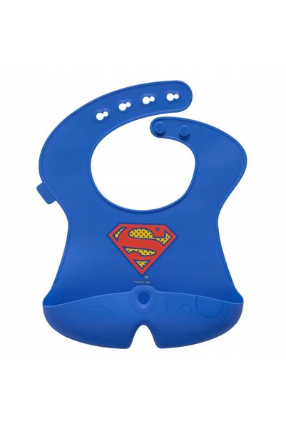 b.box Bavetă din silicon Superman by Zwijany cu buzunar deschis - mi