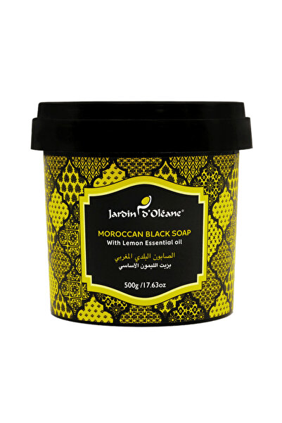 Jardin D Oleane Moroccan Black Soap with Lime Essential Oil