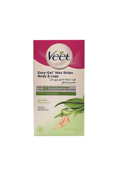 Veet Body wax strips for dry skin - 20 wax strips