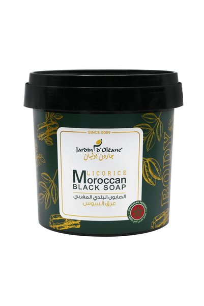 Jardin D Oleane Gardan Ulain Moroccan Black Soap with Sulphur - 500 Gr