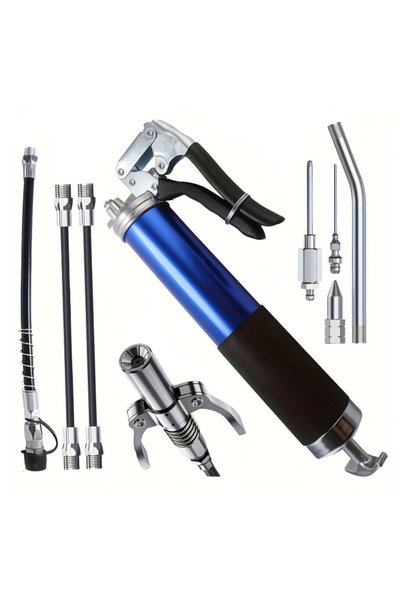 OEM Πιστόλι γράσου 8000 PSI με δοχείο 0.4lt εύκαμπτο σωλήνα 18″