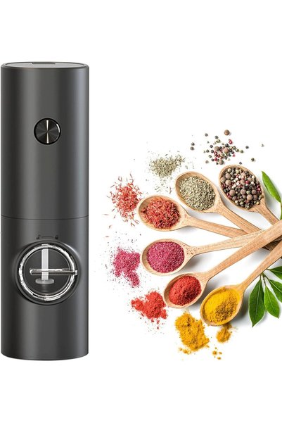 Generic Electric Pepper Grinder, Battery Operated Salt Grinder with Adjustabl...