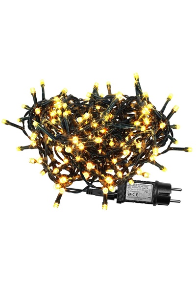 OEM Χριστουγεννιάτικα 1020 λαμπάκια LED λευκό θερμό σε σειρά 54m με 8 προγράμ...
