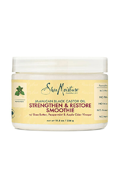 Shea Moisture زيت الخروع الأسود الجامايكي لتقوية واستعادة الشعر - 326 جرام