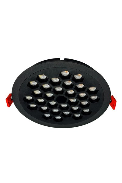 Aca Light ΚΥΨΕΛΙΔΑ ΕΝΤΟΙΧΙΖΟΜΕΝΟΥ ΦΩΤΙΣΤΙΚΟΥ 18W ΜΑΥΡΟ ΜΕ ΜΑΥΡΟ ΑΝΑΚΛΑΣΤΗΡΑ /...