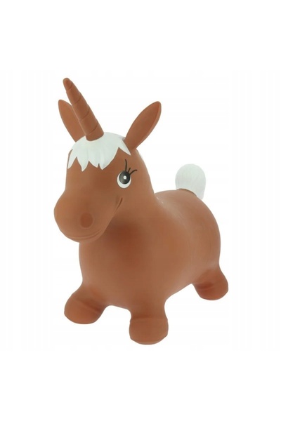 Ekkia Saltător gonflabil conic EQUI-KIDS UnicornSpaceHopper maro