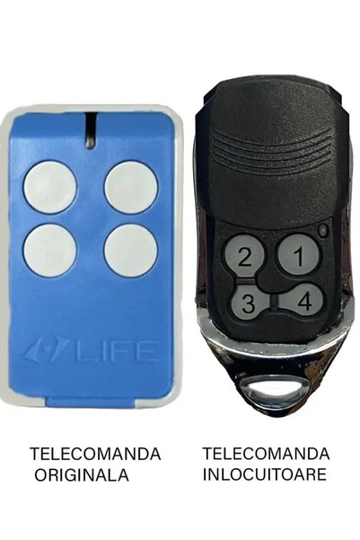OEM Telecomanda inlocuitoare poarta garaj Life MAXI4-BLUE cutaste (833)