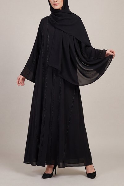 Veil by Aisha Black Nida Abaya