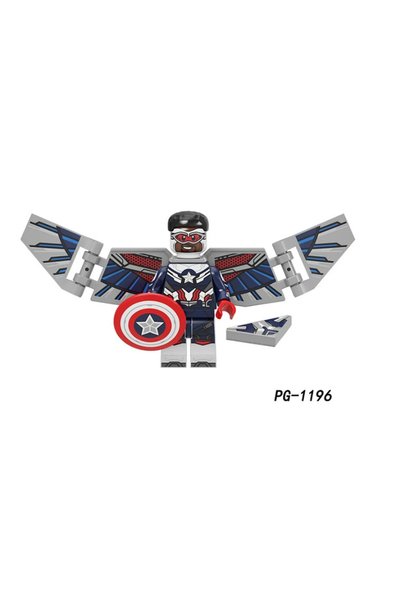 yamanS The Falcon Captain America Figür Yapı Blok Süper Kahraman Oyuncak