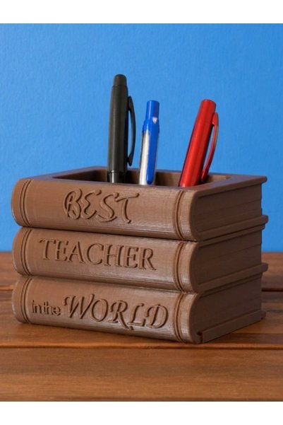 Genel Markalar Öğretmenler Günü Hediyesi Kitap Tasarımlı Çok Amaçlı Kalemlik ...