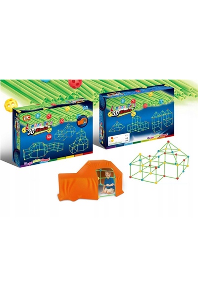 NO BRAND KIT DE CONSTRUCȚIE pentru COPII Fort Castel CĂBĂRĂ STEM 128 piese DOM