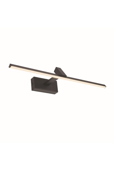 Aca Light MIRAR-ΦΩΤΙΣΤΙΚΟ ΤΟΙΧΟΥ ΜΑΥΡΟ ΜΕΤΑΛΛΙΚΟ LED 8W 3000K 520LM IP20 50X1...