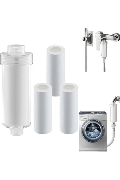 Generic TONGLUO Shower Filter Set- Cotton Cartridge Water Purifier with Clear...