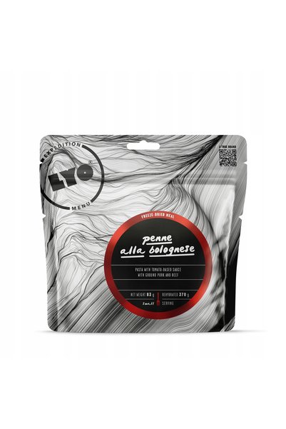 LYOFOOD Paste liofilizate cu carne și sos Penne alla Bolognese 83/370 g