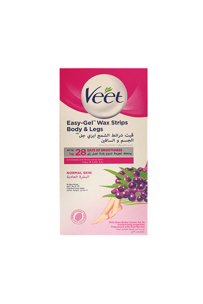Veet Body wax strips for normal skin - 20 wax strips