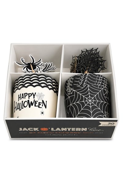 OEM Cup Cake Halloween 10 φορμάκια με 20 οδοντογλιφίδες 16x15x8 εκ. Carnavali...