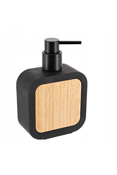 NO BRAND Dozator de săpun Tempesti bambus negru pentru baie elegant și stilat