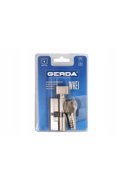 gerda WKE1 G35/40 inserție cu buton nichel satinat 0WKE1G03540.90030B