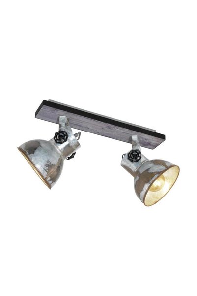 MARAM Plafonieră Industrială cu 2 Spoturi MARAMA Light & Style – Metal Antic ...