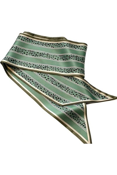 Youtrico وشاح نسائي حريري ناعم مقاس 14×147 سم - وشاح طويل متعدد الاستخدامات ل...