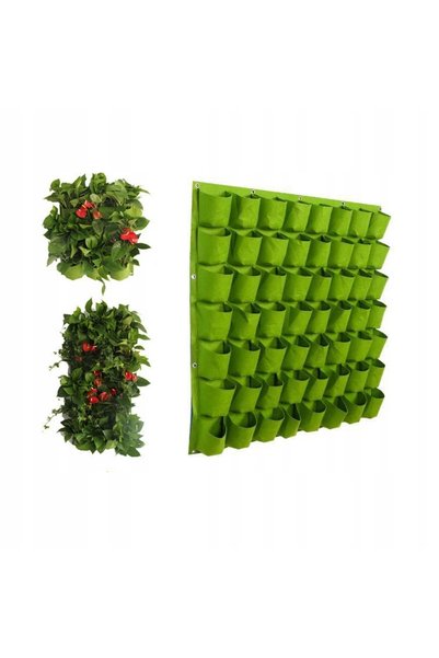 NO BRAND Ghiveci din pâslă verde ITIMPORT 2 cm x 100 x 100 cm