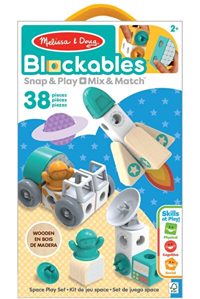 Melissa & Doug Set de construcție Blockables - Cosmos (Melissa & Doug)