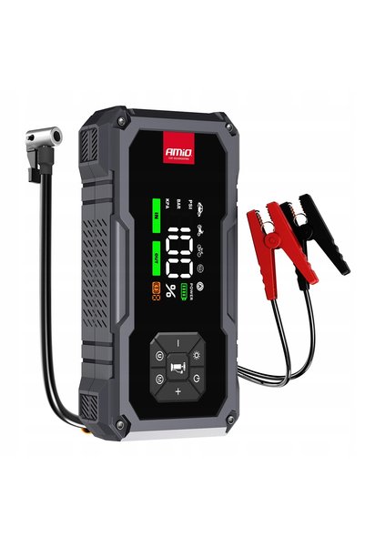 AMIO DEMAROR 4-ÎN-1 POWERBANK COMPRESOR LANTERNĂ 7,2AH 600A