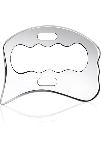 Yelajoy Silver Gua Sha Tool, Scraping Plate for Muscle Soreness Relief, Tissu...
