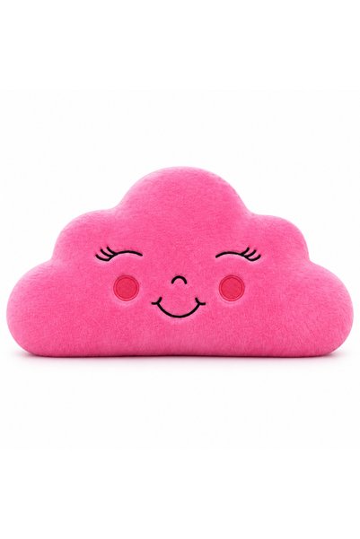 esdishopping Cute Pink Cloud Figured Plush Decorative Pillow 35 X 23 cm Child...